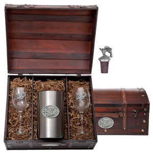 Hummingbirds Wine Chest Set