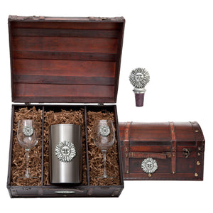Sunface Wine Chest Set