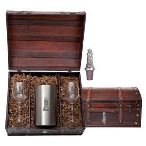 Lighthouse Wine Chest Set