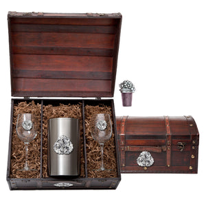 Grapes Wine Chest Set