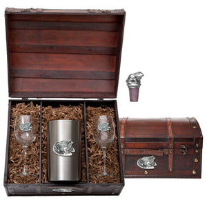Frog Wine Chest Set