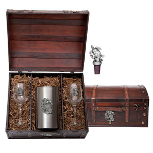Sea Turtle Wine Chest Set