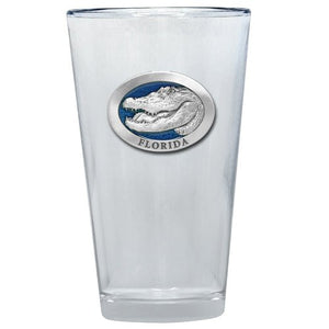 Alligator W/ Florida Pint Glass - Heritage Metalworks, Inc.