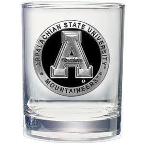 Appalachian State University Double Old Fashioned Glass - Heritage Metalworks, Inc.