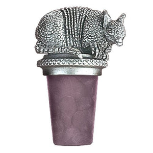 Armadillo Wine Bottle Stopper - Heritage Metalworks, Inc.