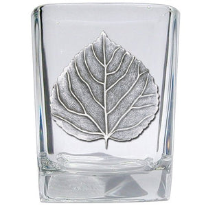 Aspen Leaf Square Shot - Heritage Metalworks, Inc.