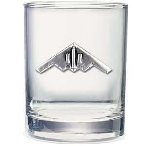 B - 2 Bomber Double Old Fashioned Glass - Heritage Metalworks, Inc.