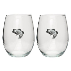 Bass Stemless Goblets (Set Of 2) - Heritage Metalworks, Inc.