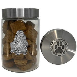 Basset Hound Good Dog Treat Jar - Heritage Metalworks, Inc.