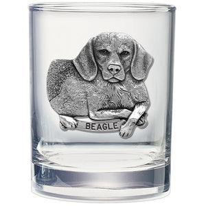 Beagle Double Old Fashioned Glass - Heritage Metalworks, Inc.
