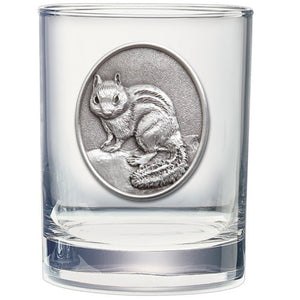 Chipmunk Double Old Fashioned Glass - Heritage Metalworks, Inc.