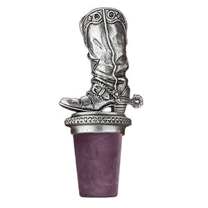 Cowboy Boot Wine Bottle Stopper - Heritage Metalworks, Inc.