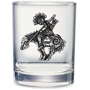 End of the Trail Double Old Fashioned Glass - Heritage Metalworks, Inc.