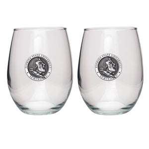 Florida State University Seminoles Stemless Goblets - Heritage Metalworks, Inc.