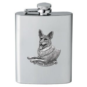 German Shepherd Flask - Heritage Metalworks, Inc.