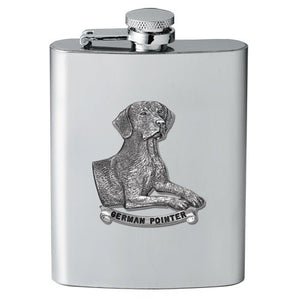 German Shorthaired Pointer Flask - Heritage Metalworks, Inc.