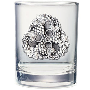 Grapes Double Old Fashioned Glass - Heritage Metalworks, Inc.