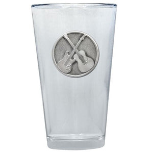 Guitars Pint Glass - Heritage Metalworks, Inc.