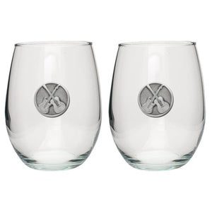 Guitars Stemless Goblet (Set of 2) - Heritage Metalworks, Inc.