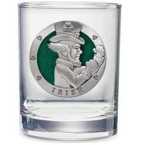 Irish Fighter Double Old Fashioned Glass - Heritage Metalworks, Inc.
