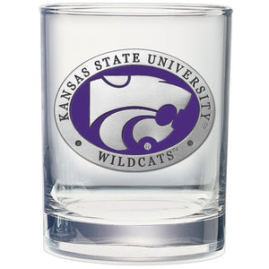 Kansas State University Double Old Fashioned Glass - Heritage Metalworks, Inc.