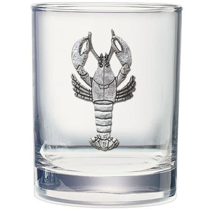 Lobster Double Old Fashioned Glass - Heritage Metalworks, Inc.