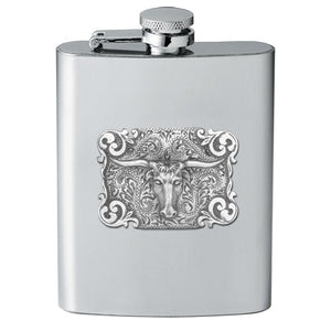 Longhorn Flask - Heritage Metalworks, Inc.