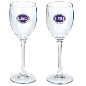 Louisiana State University Goblets (Set OF 2) - Heritage Metalworks, Inc.