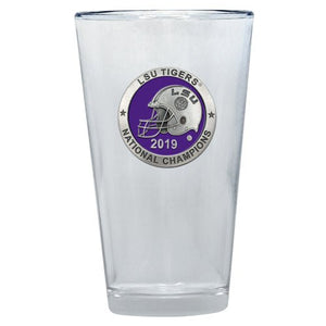 Louisiana State University National Champions 2019 Pint Glass - Heritage Metalworks, Inc.
