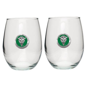 Marshall University Stemless Goblets (Set Of 2) - Heritage Metalworks, Inc.