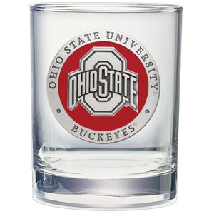 Ohio State University Double Old Fashioned Glass - Heritage Metalworks, Inc.