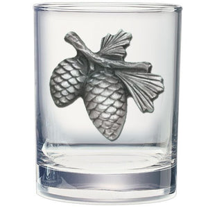 Pine Cone Double Old Fashioned Glass - Heritage Metalworks, Inc.