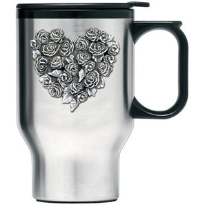 Roses Travel Mug - Heritage Metalworks, Inc.