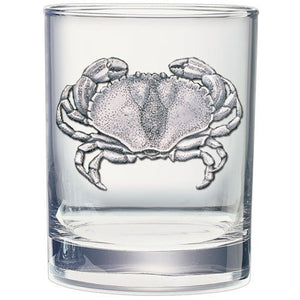 Sand Crab Double Old Fashioned Glass - Heritage Metalworks, Inc.