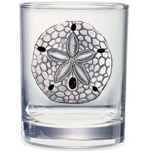 Sand Dollar Double Old Fashoned Glass - Heritage Metalworks, Inc.