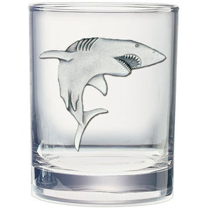 Shark Double Old Fashioned Glass - Heritage Metalworks, Inc.