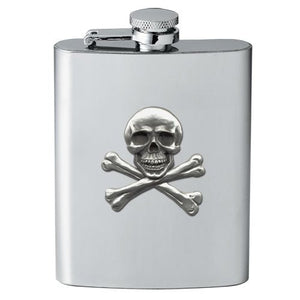 Skull and Bones Flask - Heritage Metalworks, Inc.