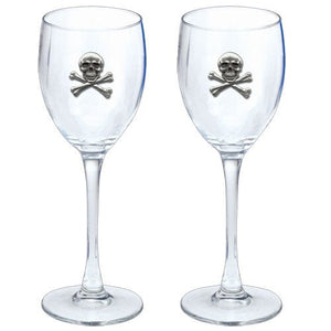 Skull and Bones Goblets (SET OF 2) - Heritage Metalworks, Inc.