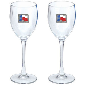 Texas Flag Goblets (Set Of 2) - Heritage Metalworks, Inc.
