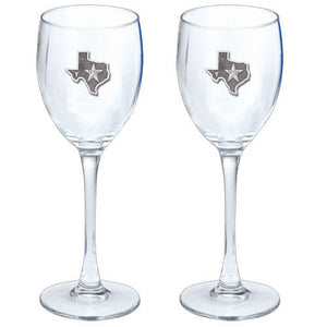 Texas State Goblets (Set Of 2) - Heritage Metalworks, Inc.