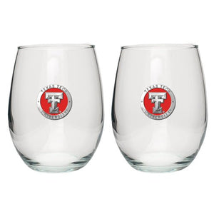 Texas Tech University Stemless Goblet (Set Of 2) - Heritage Metalworks, Inc.