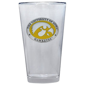 The University of Iowa Pint Glass - Heritage Metalworks, Inc.