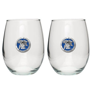 University of Kentucky Stemless Goblets (Set Of 2) - Heritage Metalworks, Inc.