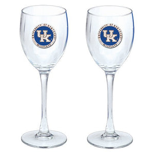 University of Kentucky UK Logo Goblets (Set of 2) - Heritage Metalworks, Inc.