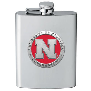 University of Nebraska Flask - Heritage Metalworks, Inc.