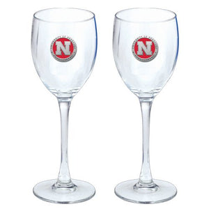 University of Nebraska Goblets (Set Of 2) - Heritage Metalworks, Inc.
