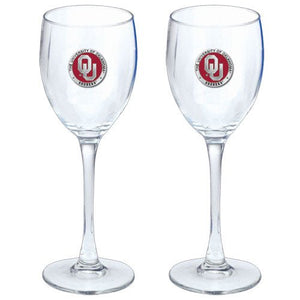 University of Oklahoma Goblets (Set Of 2) - Heritage Metalworks, Inc.