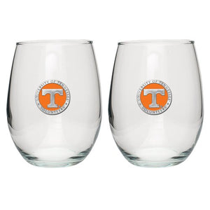 University of Tennessee Stemless Goblets (Set Of 2) - Heritage Metalworks, Inc.