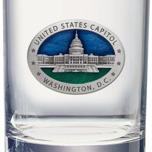 US Capitol Building Double Old Fashioned Glass - Heritage Metalworks, Inc.