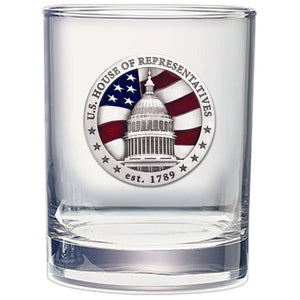US House of Representatives Double Old Fashioned Glass - Heritage Metalworks, Inc.